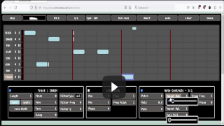 YouTube video: tutorial for online drum machine ordrumbox